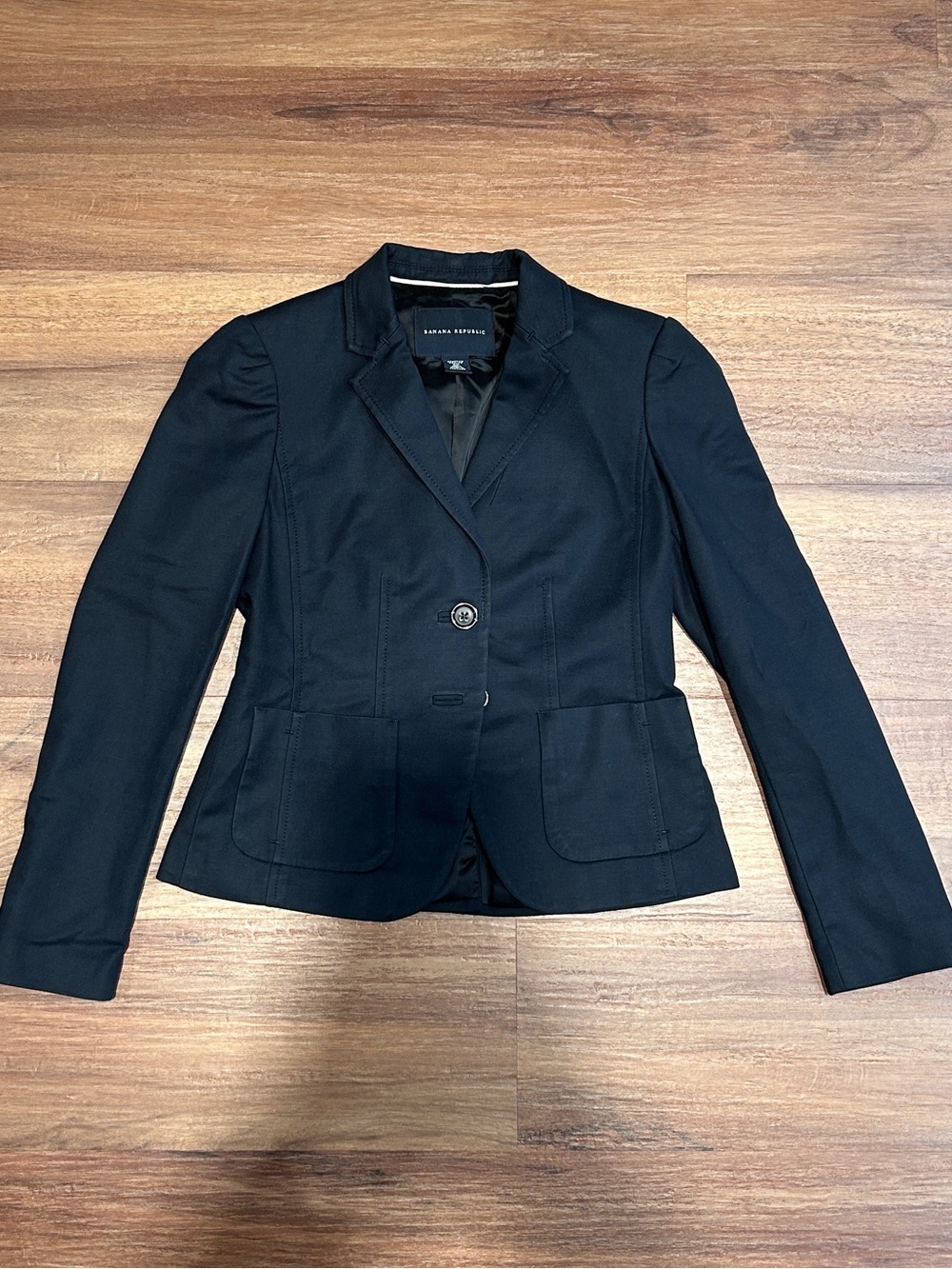 Banana Republic Dark Navy 2-Button Women's Blazer
